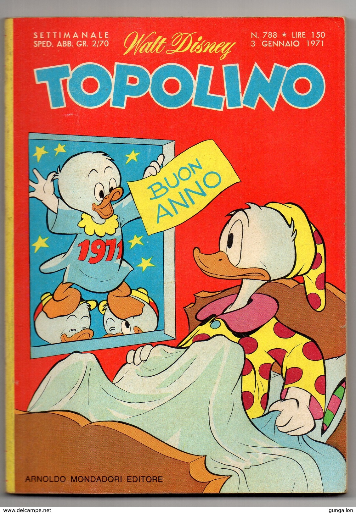 Topolino(Mondadori 1971) N. 788 - Disney