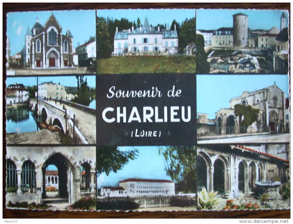 42 - Souvenir De CHARLIEU.  (CPSM) - Charlieu