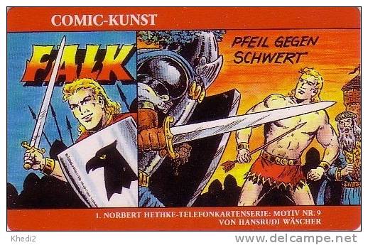 Télécarte Prépayée Allemagne - BD Comics - FALK ** Pfeil Gegen Schwert ** - Germany Prepaid Phonecard - BD