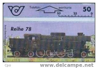 # AUSTRIA 67 Locomotive Reihe 78 -train- 50 Landis&gyr 10.93 Tres Bon Etat - Austria