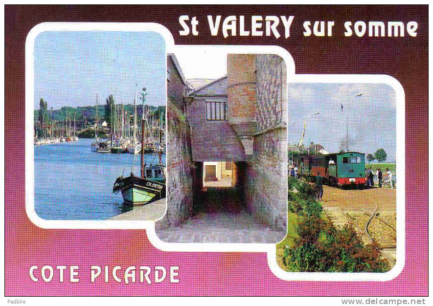 Carte Postale 80. Saint-Valery-sur-Somme  Trés Beau Plan - Saint Valery Sur Somme