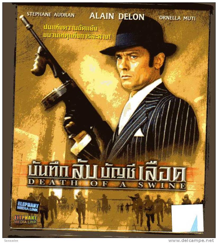 DVD - FILM DE ALAIN DELON - DEATH OF A SWINE - VERSION THAILANDAISE - AVEC ALAIN DELON, O. MUTTI, S. AUDRAN - Polizieschi