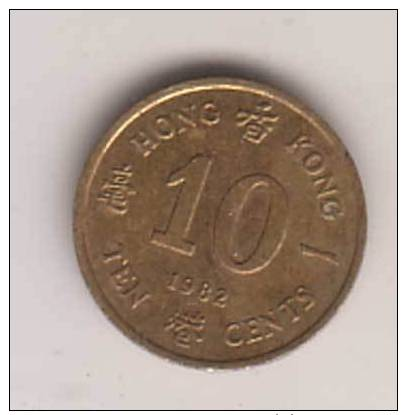 Hongkong , 10 Cents , 1982 ( G.Schön 23  ) - Hongkong