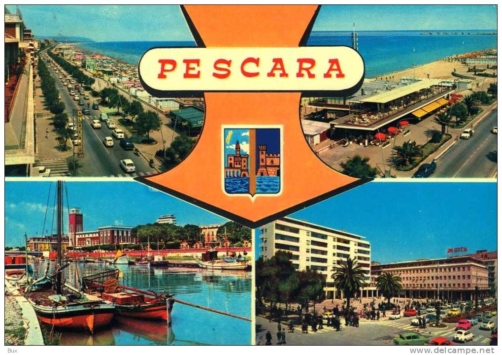 PESCARA ABRUZZO  VIAGGIATA  COME DA FOTO - Pescara
