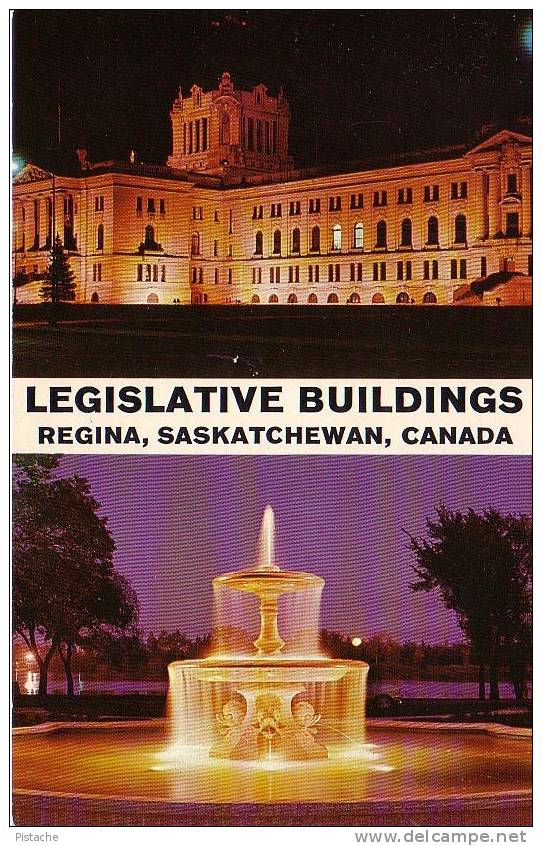 Saskatchewan - Regina Canada - Legislative Buildings  - Non Circulée - Unused - Andere & Zonder Classificatie