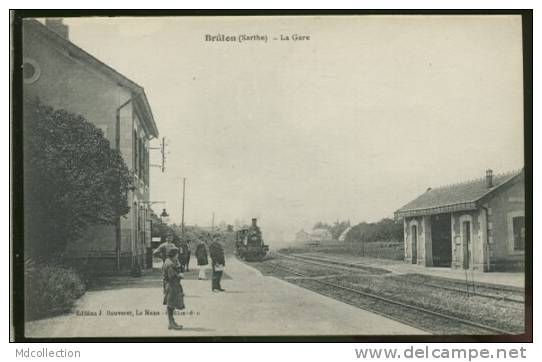 71 BRULON   La Gare - Brulon