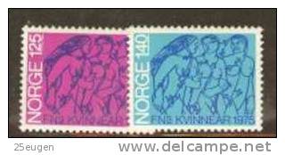 NORWAY 1975 MICHEL NO: 698-699  MNH - Neufs