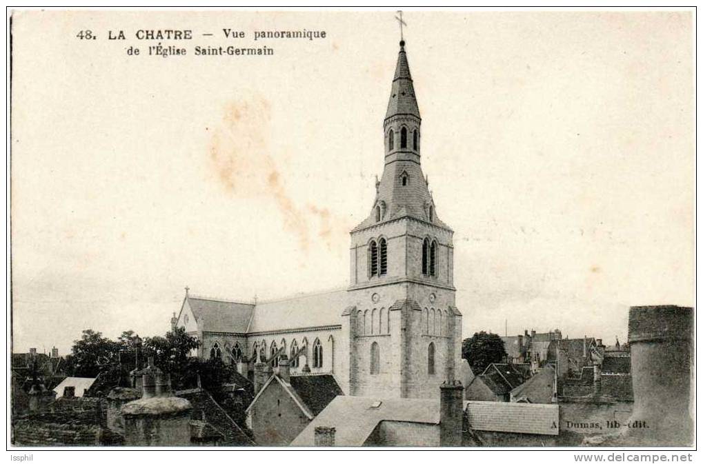 La Chatre - Vue Panoramique De L'Eglise Saint Germain - La Chatre