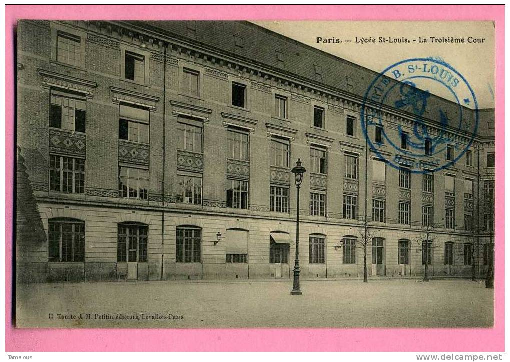 75 - PARIS - LYCEE ST LOUIS - La Troisième Cour - - Enseignement, Ecoles Et Universités