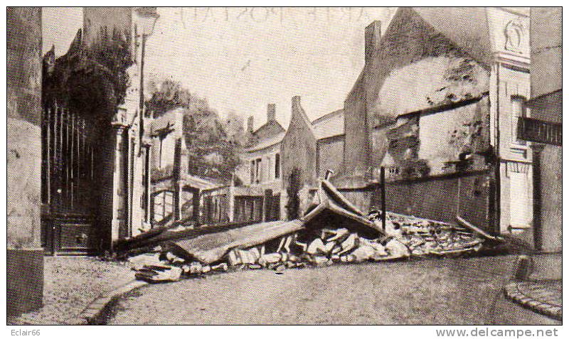 80 Roye. Ruines De La Maison Delle, Rue Saint-Pierre. Guerre 1914 - 1915. - Roye
