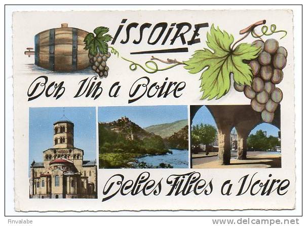 ISSOIRE BON VIN A BOIRE BELLES FILLES A VOIR Eglise St-Austremoine (XIIe S.) La Ribeyre Les Arcades - Issoire