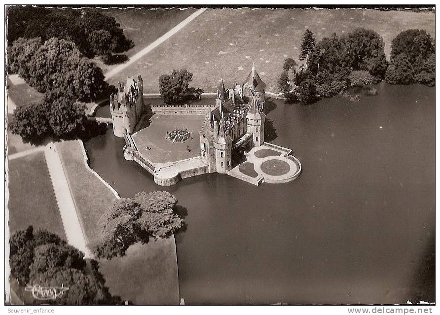 CP Missillac Vue Aérienne  Château De La Brétesche 44 Loire Atlantique - Missillac