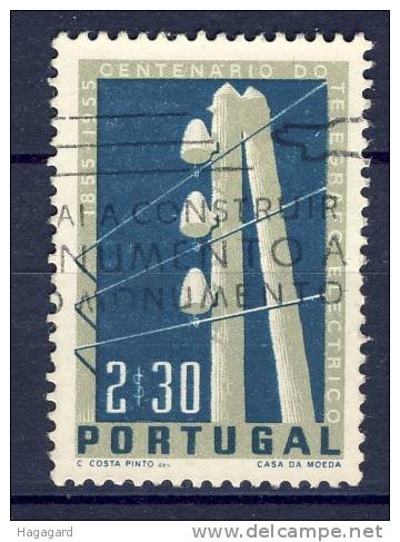 #Portugal 1955. Telegraph. Michel 845. - Oblitérés