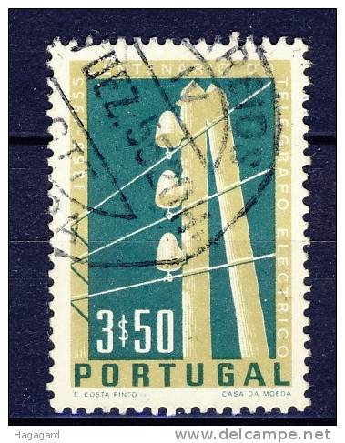 #Portugal 1955. Telegraph. Michel 846. - Used Stamps