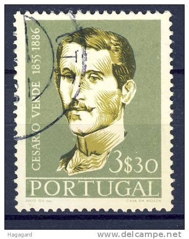 ##Portugal 1957. JJ Verde, Poet. Michel 861. - Usado