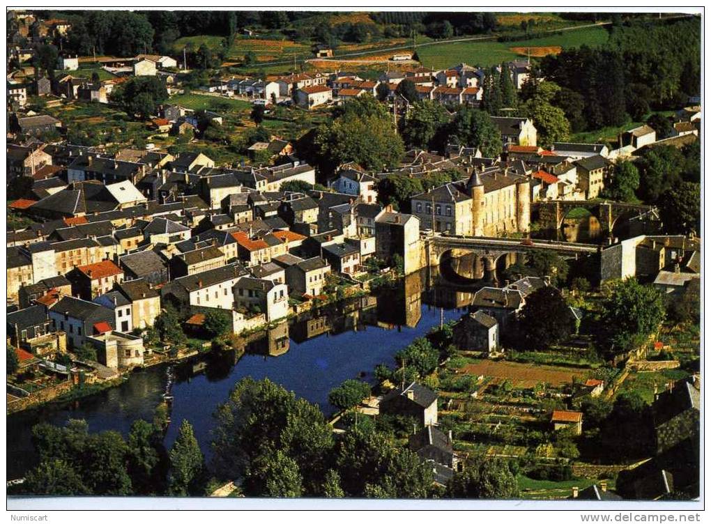 CPM...BRASSAC...VUE AERIENNE SUR LA VILLE ET LE PONT... - Brassac