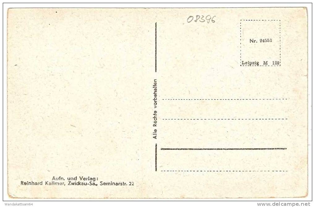 AK Waldenburg - Sa. Schloß Reinhard KallmerNr. 94553 - Waldenburg (Sachsen)