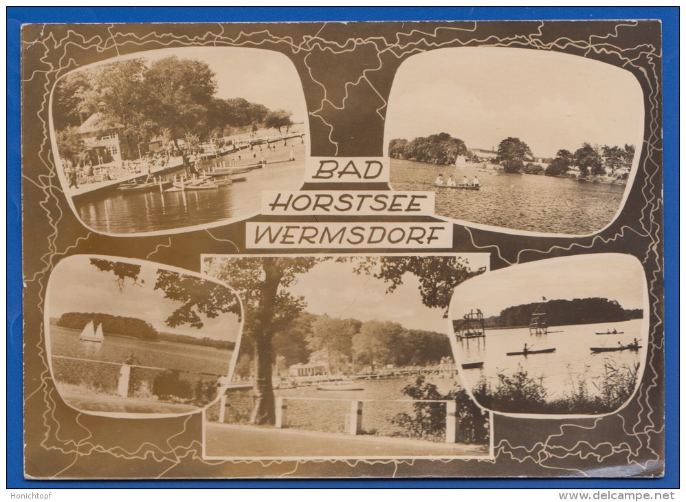 Deutschland; Wermsdorf; Bad Horstsee; Multivuekarte - Wermsdorf