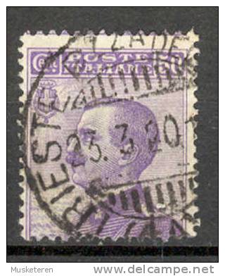 Italy King Vittorio Emanuele III. Deluxe TRIESTE 1920 Cancel - Trentin & Trieste