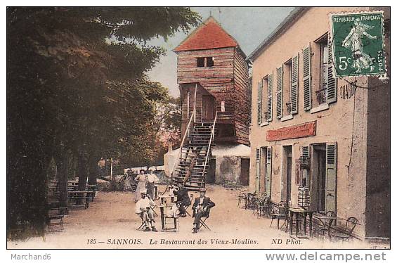 VAL D OISE.SANNOIS.LE RESTAURANT DES VIEUX MOULINS - Sannois