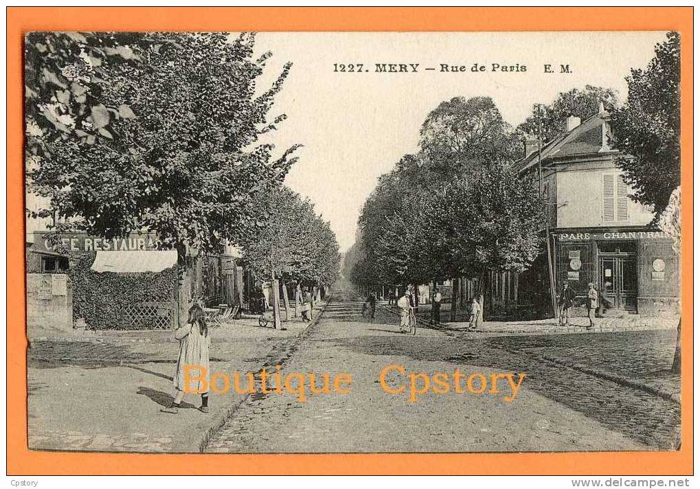 95 - MERY Sur OISE - Rue De Paris - Mery Sur Oise