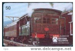 # BRASIL 960621 Locomotiva A Vapor No04   -train- 50  06.96  Tres Bon Etat - Brésil