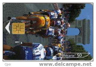 # France 1124A  TOUR DE France 2001 PARIS 50u So6 06.01 Tres Bon Etat - 2001