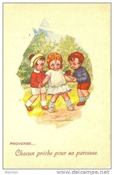 ILLUSTRATEURS-ref  255- Illustrateur Castelli - Theme Enfants - - Castelli