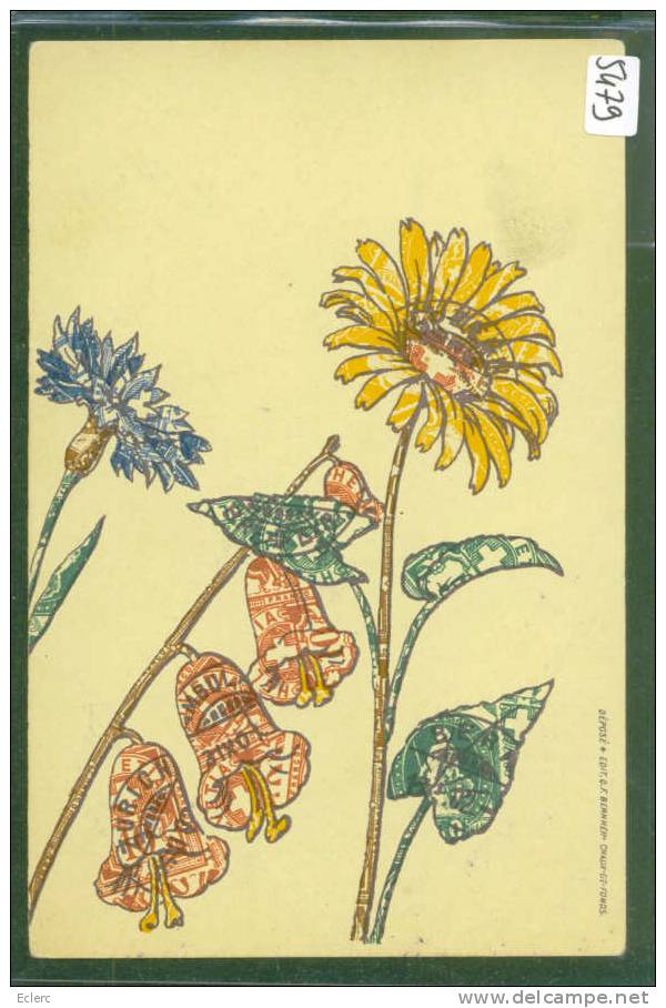 FLEURS  - TIMBRES POSTE SUISSES - TB - Timbres (représentations)