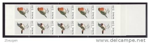 NORWAY 1982 MICHEL NO: MH 6  MNH - Booklets