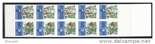 NORWAY 1991 MICHEL NO: MH 17  MNH - Booklets