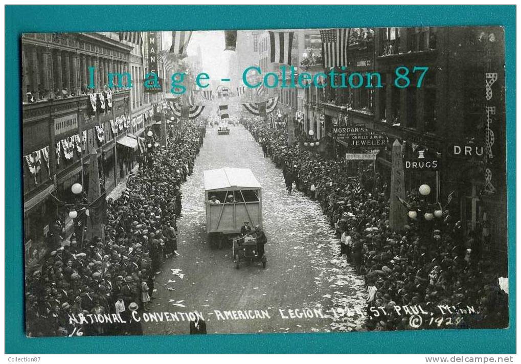 AMERIQUE - MN - MINNESOTA - SAINT PAUL - NATIONAL CONVENTION - AMERICAN LEGION - 1924s VINTAGE REAL PHOTO POSTAGE - Sonstige & Ohne Zuordnung