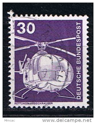 #4041 - Allemagne Fédérale/Hélicoptère Yvert 698 Obl - Hélicoptères