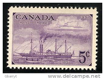 Canada Scott # 312 Ships Of 1851 & 1951 - Unused Stamps