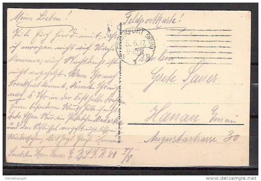 SELTEN!! BAD NAUHEIM * BLICK AUF DIE NEUE TRINKKURANLAGE ALS FELDPOSTKARTE * 1917 *!! - Bad Nauheim