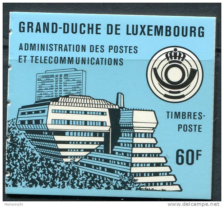 Luxembourg-1986-carnet YT 1106,1107**- Centenaire De La Naissance De Robert Schuman - Markenheftchen
