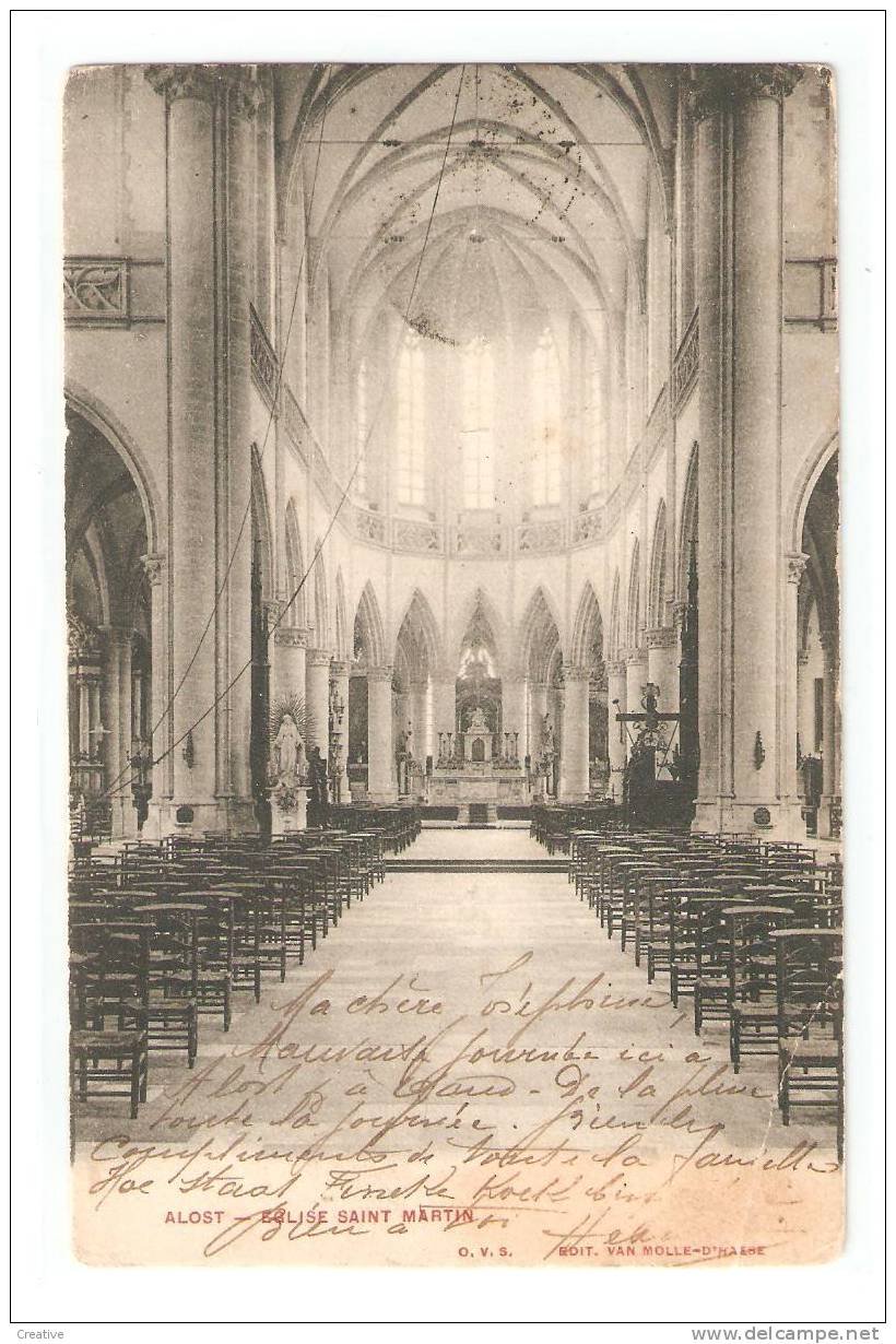 1904  AALST - ALOST Sint Maarten Kerk - Eglise Saint Martin  Edit.Van Molle-D'Haese - Aalst