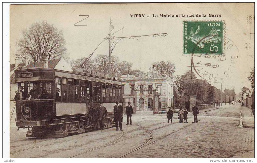 Vitry Mairie Et Rue De La Barre - Vitry Sur Seine