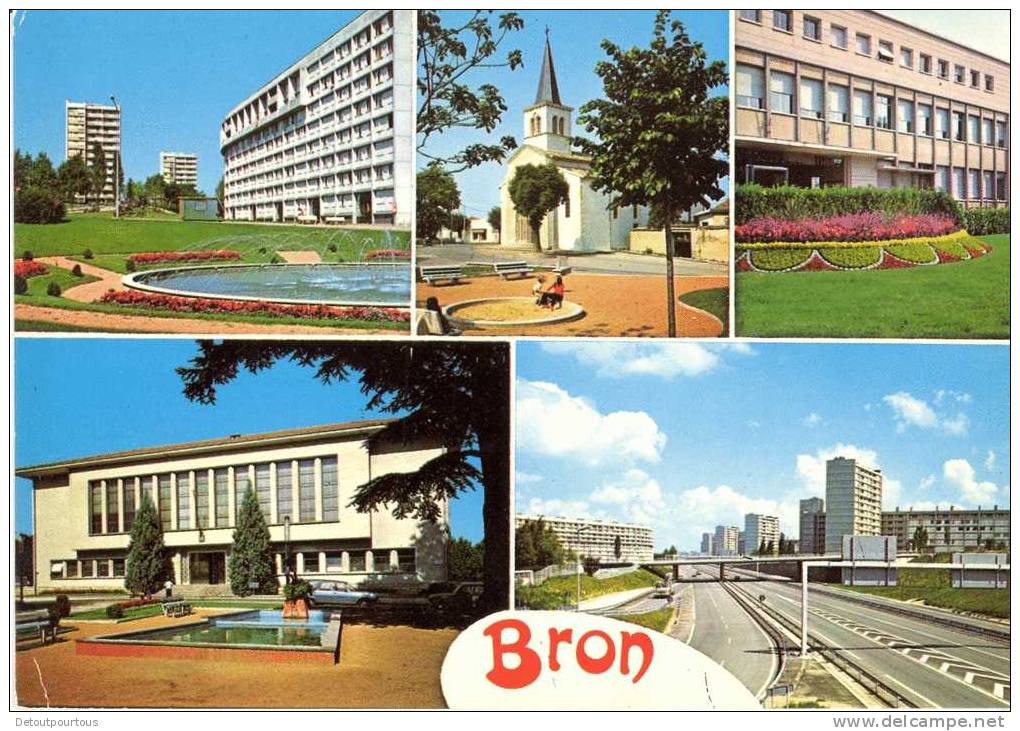 BRON Rhône 69 : Multivues Immeubles Cités Périphèrique - Bron