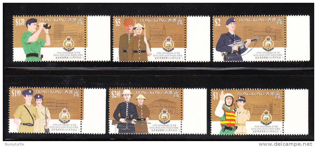 Hong Kong 1994 Royal HK Police Force 150th Anniversary MNH - Neufs