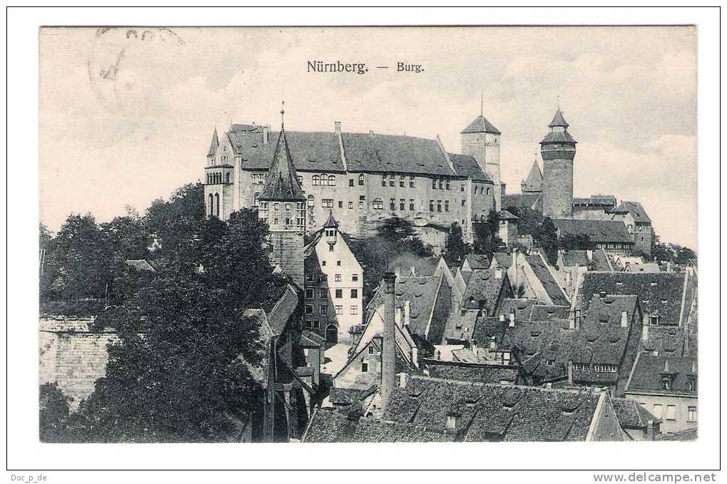 Deutschland - Nürnberg - Burg - 1908 - Nürnberg