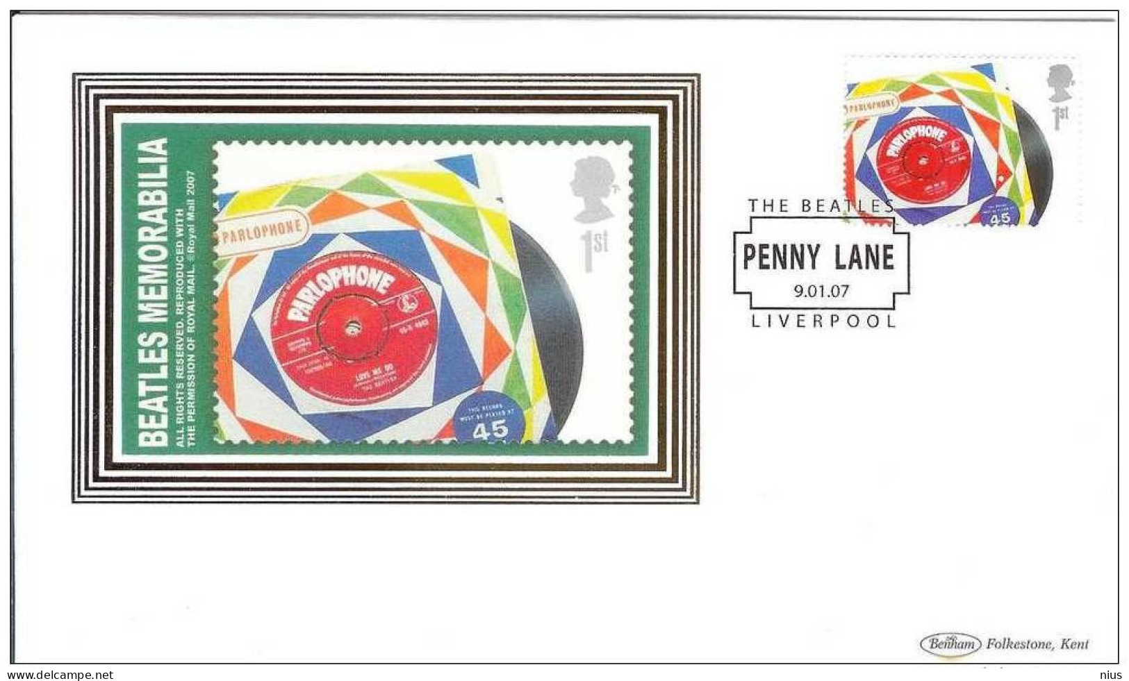 UK United Kingdom Great Britain 2007 FDC The Beatles Music Musique - 2001-2010 Dezimalausgaben