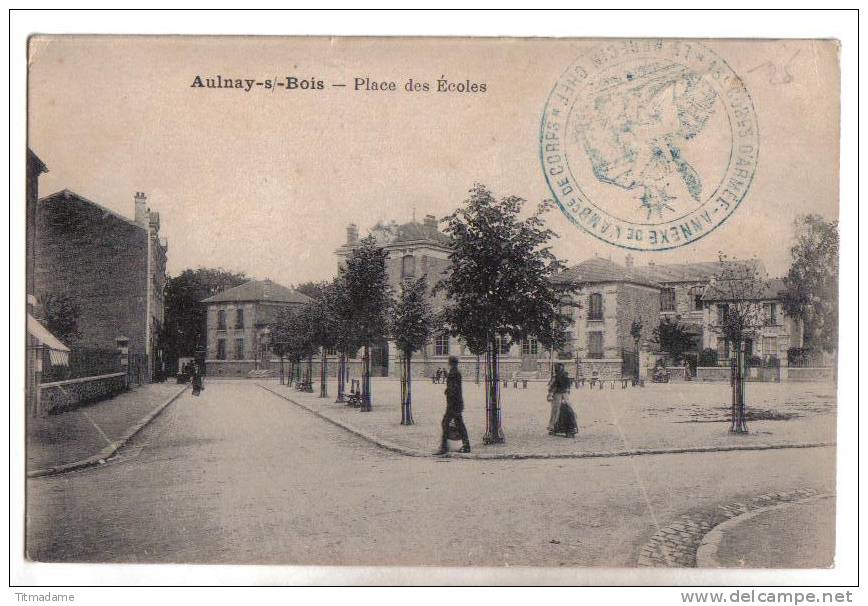 93 Aulnay Sous Bois-Place Des Ecoles - Aulnay Sous Bois