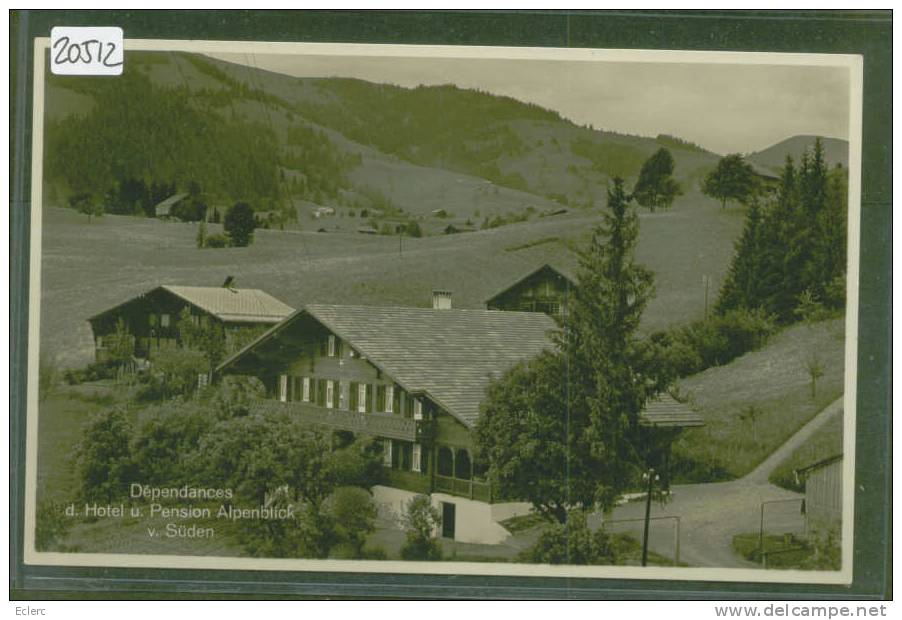 GSTAAD - HOTEL ALPENBLICK  VOM SÜDEN - TB - Gstaad