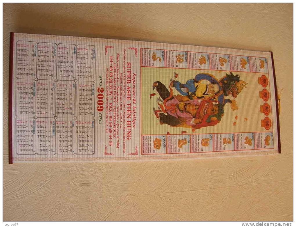 CALENDRIER SUPER ASIE 2009 - Groot Formaat: 2001-...