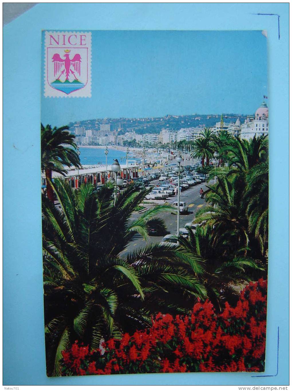 06-02-am-nice- La Promenade Des Anglais -automobiles- Voitures-multivues- Blason - Places, Squares