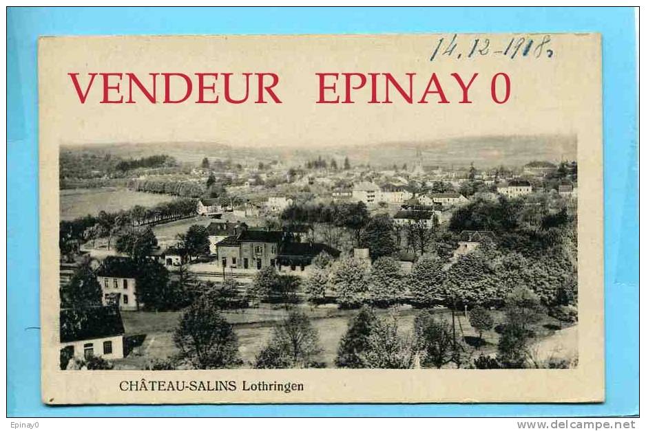 B - 57 - CHATEAU SALINS - Lothringen - N° 21 - Chateau Salins