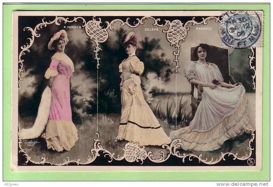 R. PORCHER, DELNYS, MAXHANCE Par Reutlinger. - Entertainers