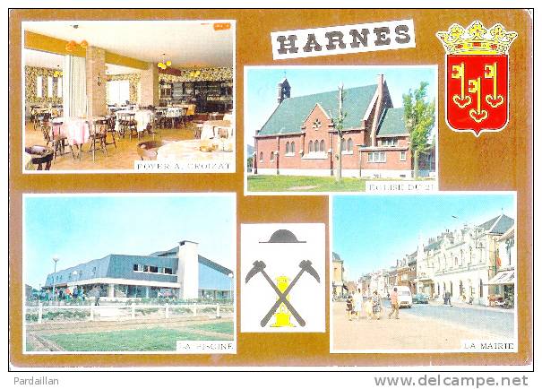 62. HARNES.   MULTI VUES. - Harnes