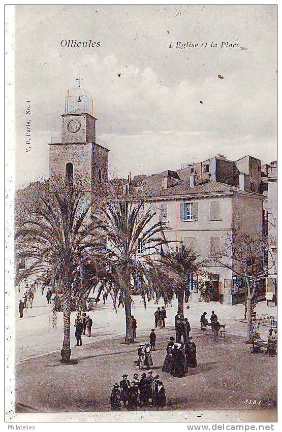 OLLIOULES   PLACE DE L EGLISE - Ollioules